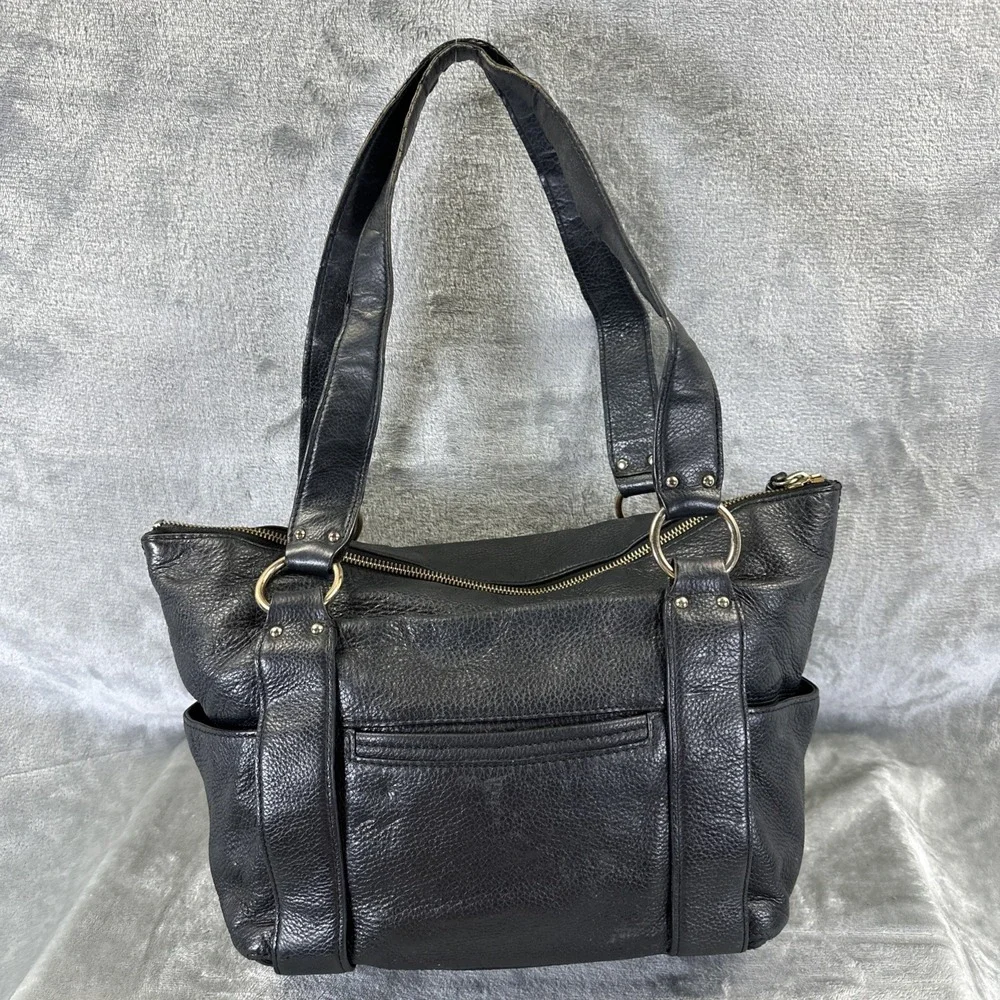Michael Kors Shoulder Bag Purse Black Leather